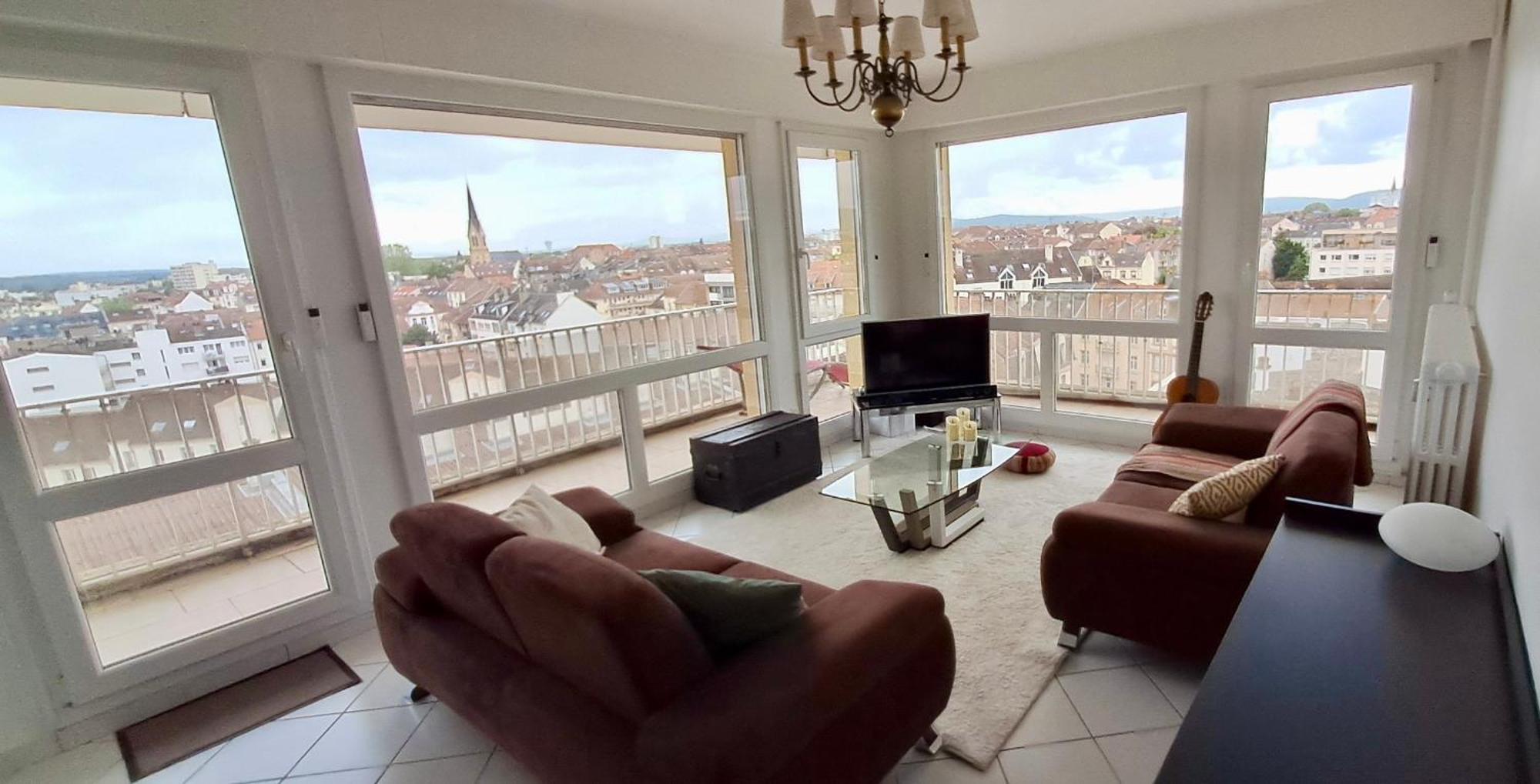 Vue Magnifique, 7 Mn Gare, Muse, Centre, Parking Apartment Metz Luaran gambar